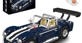 Mould King 13215 Technik MOC Retro Cabrio-Rennwagen Baustein-Modell | Elektrisch ferngesteuertes Rennwagen-Bauset | Klassischer Sportwagen APP Technologie Klemmbausteine Bausatz （1754+Teile） - 1
