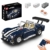 Mould King 13215 Technik MOC Retro Cabrio-Rennwagen Baustein-Modell | Elektrisch ferngesteuertes Rennwagen-Bauset | Klassischer Sportwagen APP Technologie Klemmbausteine Bausatz （1754+Teile） - 1
