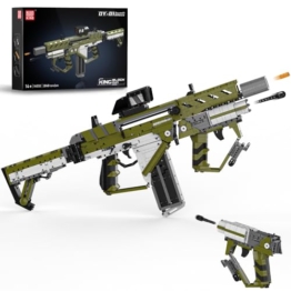 Mould King 14032 Building Block Gun für Erwachsene, 1:1 Scale Tactical Assault Rifle Building Sets, STEM Construction Toy für Erwachsene ab 14, Militärmodell-Liebhaber & Sammler (2848 Stück) - 1