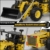 Mould King 17068 Baggerlader Bausatz, Pneumatisches System mit Pumpe und Schaltern Radlader, Technik-Modell aus der Bauernhof-Serie ab 14 Jahren, 1028 Teile - 5