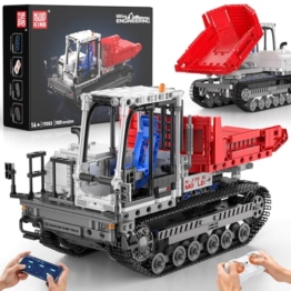 Mould King 17083 Technik Crawler Dumptruck Klemmbausteine Bausatz, 1105 Teile - Technologie LKW Spielzeug Baufahrzeuge fur Jugendliche und Adults - 1