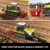 Mould King 17093 Technik Raupenschlepper-Baustein-Modell | APP/2.4G-Dual-Fernsteuerung | Vordere Schaufel Heben/senken, öffnbare Fahrerkabine, Raupenlenkung | MOC Baumaschinen-Bauernhof-Serie - 6