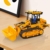 Mould King 17098 Technik Raupenradlader Baustein-Modell | 1208+ Teile RC Baumaschinen Set | Raupenantrieb, Schaufelheben & Heckaufreißer beweglich | APP ferngesteuert Bulldozer Klemmbausteine Bausatz - 3
