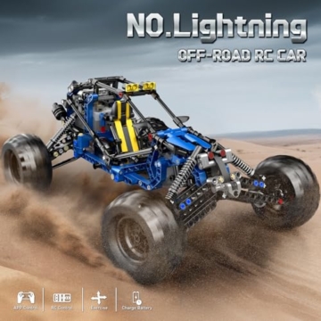 Mould King 18018 Technik Offroad-RC-Car-Bausatz, 532 Teile Blitzkletterauto-Modell, RC-Buggy-Bausatz für Erwachsene ab 14 Jahren - 2