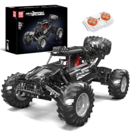Mould King 18038 Technik Geländewagen Off-Road Buggy, 1016 Teile Bigfoot Kletterauto Baustein Modellbausatz mit Motoren und Fernsteuerung, Klemmbaustein Modell für Jugendliche und Erwachsene - 1