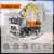 Mould King 19007 Technik Pneumatischer LKW Bausteine Modell, 2970 Teile Fernbedienung Pneumatic Truck Bauset, Klemmbausteine Kran Spielzeug Bausatz mit Fernbedienung und App Doppelsteuerung - 4