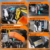 Mould King 19007 Technik Pneumatischer LKW Modellbauset, 2819 Teile Technik Große Pneumatik Kran Klemmbausteine Bausteine Kit mit 4 Motoren Bauset für Jugendliche 14+/Erwachsene - 4