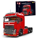 Mould King 19015 Technik LKW Traktor Bausatz, ferngesteuertes MOC Modell mit App-Steuerung, Pneumatik-Funktion, 4608 Teile Truck Bausteine für Erwachsene und Jugendliche ab 14 Jahren - 1