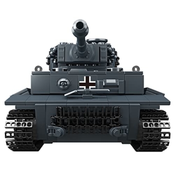 Mould king 20014 MOC Technik Tiger-Panzer Ferngesteuert mit elektrischem Gyroskop und Sound