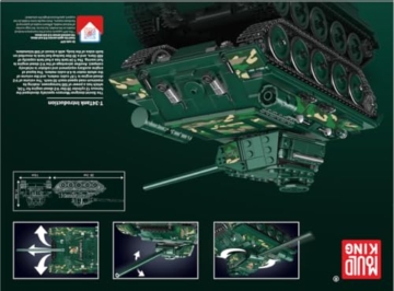 Mould King 20015 ferngesteuerter T-34 Panzer
