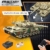 Mould King 20020 MOC Technik Panzer Leopard 2 Tiger-Panzer Ferngesteuert mit elektrischem Gyroskop und Sound Technik Transporter Tank, Technologie Klemmbausteine Bausatz (1091+ pcs) - 5