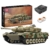 Mould King 20020 MOC Technik Panzer Leopard 2 Tiger-Panzer Ferngesteuert mit elektrischem Gyroskop und Sound Technik Transporter Tank, Technologie Klemmbausteine Bausatz (1091+ pcs) - 1