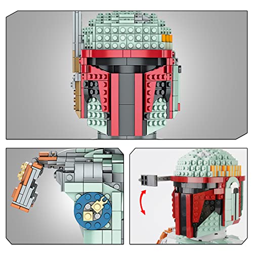 Mould King 21021 Star Boba Fett Helm Head