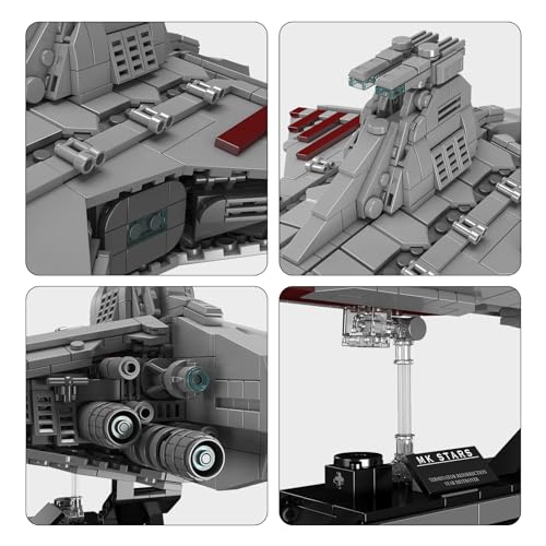 Mould King 21074 Republic Attack Cruiser Details
