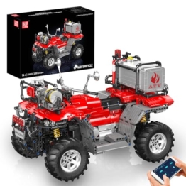 Mould King 23003 Technik ATV Geländewagen Modellbaustein, 2100 Teile Ferngesteuerter All Terrain Fahrzeug Bausteine für Erwachsene, mit Fernbedienung und App Dual Control - 1