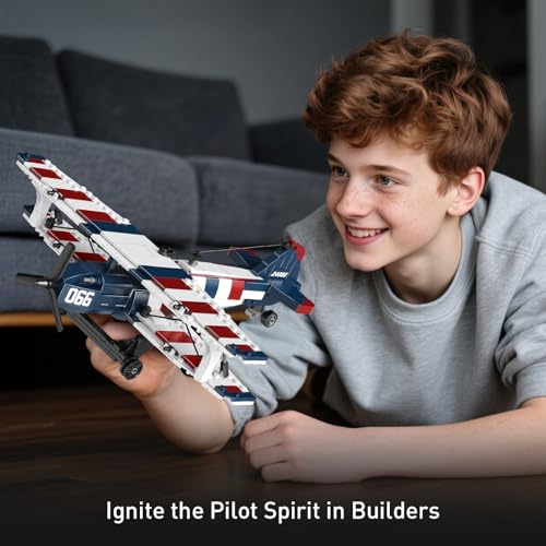 Mould King 24066 Rennflugzeug – Doppeldecker