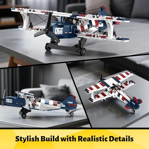 Mould King 24066 Rennflugzeug – Doppeldecker