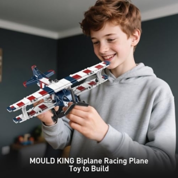 Mould King 24066 Rennflugzeug – Doppeldecker