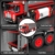 Mould King 24069 Klemmbausteine LKW Spielzeug Bausteine Container LKW Modellbausatz Rot Truck Modell MOC Sammlerstücke Geschenke für 8+ Kinder und Erwachsene (630 Teile) - 6