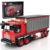 Mould King 24069 Klemmbausteine LKW Spielzeug Bausteine Container LKW Modellbausatz Rot Truck Modell MOC Sammlerstücke Geschenke für 8+ Kinder und Erwachsene (630 Teile) - 1
