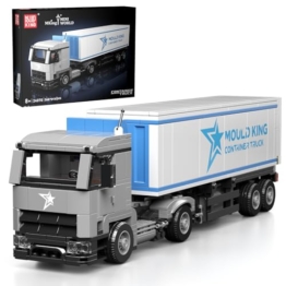 Mould King 24070 Bausteine Container LKW Spielzeug Klemmbausteine LKW Modellbausatz Truck Klemmbausteine Modellbaustaz Geschenke für Jugendliche und Erwachsene (548 Teile) - 1