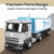Mould King 24070 Container-LKW Modell Baustein Kit, Kreative Technik LKW Klemmbausteine Set Auto Modell Block, Geeignet für 8+ Kinder/Erwachsene/Sammler (548 Stücke) - 5