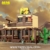 Mould King 24072 Wild West Architecture Building Block Set, Mini Western Saloon Modellbau Spielzeug für Erwachsene, Ideal Haus Zimmer Dekoration Geschenke für Kinder Mädchen Jungen Alter 8+ (800 PCS) - 2