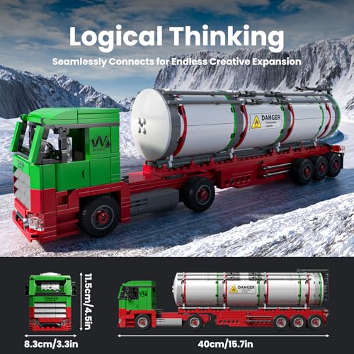 Mould King 24075 Tanklastwagen LKW