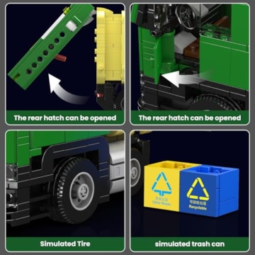 Mould King 24088 Ökologischer Müllwagen als Technik LKW