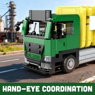 Mould King 24088 Ökologischer Müllwagen als Technik LKW