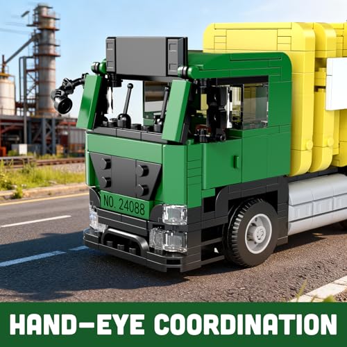 Mould King 24088 Ökologischer Müllwagen als Technik LKW