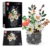 Mould King 24107 Technik Blumen Bausteine, 1157 PCS Strauß Modell, Technologie Klemmbausteine Bausatz für Pflanzenstrauß Spielzeug - 1