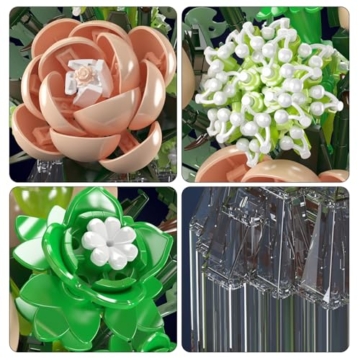 Mould King 24109 Rosenstrauß mit Vase