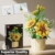 Mould King 24110 Klemmbausteine Blumen Sonnenblumen Blumen Botanical Bausteine mit Vase Sockel Topf Pflanze Bausteine Blumenstrauß Bausatz Sammlerstücke Geschenke (1047 Teile) - 2