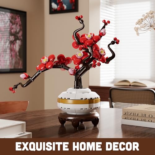 Mould King 24120 Pflaumenblüten Bonsai Baum