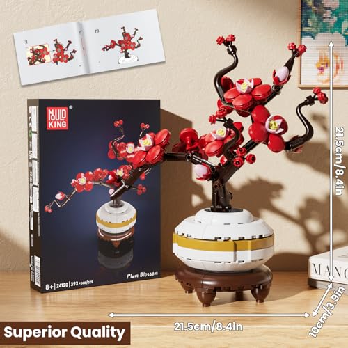 Mould King 24120 Pflaumenblüten Bonsai Baum