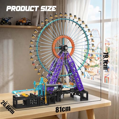 Mould King 26018 Technik Groß GBC Loop Coaster Bausatz, MOC Themenpark Achterbahn Modellbausteine Spielzeug Sammlermodell und Display-Dekoration für Erwachsene (4402 Teile) - 3