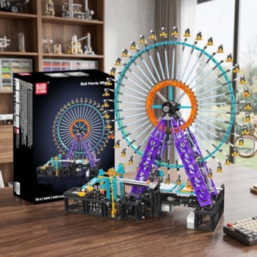 Mould King 26018 Technik Groß GBC Loop Coaster Bausatz, MOC Themenpark Achterbahn Modellbausteine Spielzeug Sammlermodell und Display-Dekoration für Erwachsene (4402 Teile) - 6