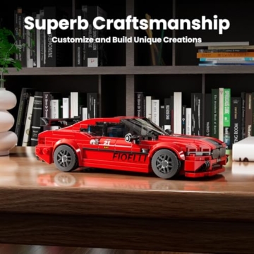 Mould King 27072 Drift Car M8 mit Acryl-Vitrine