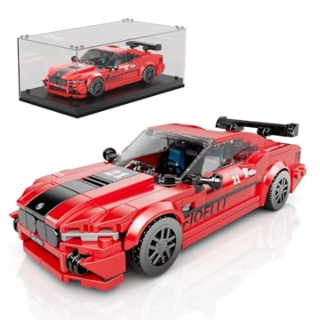 Mould King 27072 Drift Car M8 mit Acryl-Vitrine