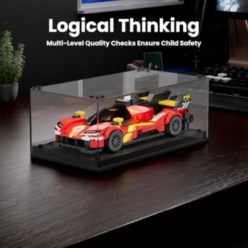 Mould King F499P Supersportwagen mit Acryl-Box 27100 Maße