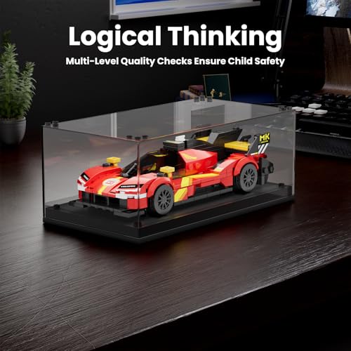 Mould King F499P Supersportwagen mit Acryl-Box 27100 Maße