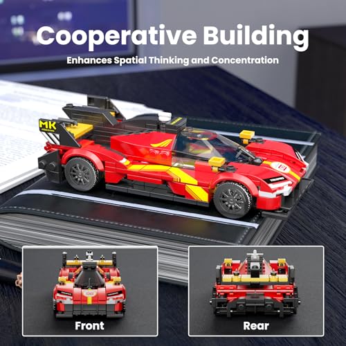 Mould King F499P Supersportwagen mit Acryl-Box 27100 Heck