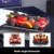 Mould King 27100 Technik Sportwagen Bausteinsets mit Acryl Vitrine Modellautos zum Sammeln, Geschenke für Kinder ab 8+ Jahren/Erwachsene Sammler Enthusiasten (355 Teile) - 6