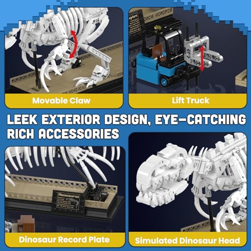 Mould King 29005 Dinosaurier Skelett Set – Mosasaurus & Velociraptor