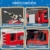 Mould King City 24094 Klemmbausteine Feuerwehr Feuerwehrauto Spielzeug Bausteine mit Wasserspritze Fire Truck LKW Bauspielzeug Kompatibel mit Andere Marke(752 Teile) - 5