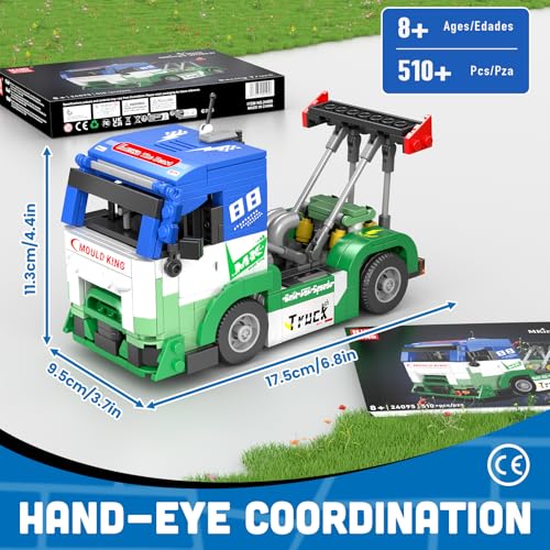 Mould King City 24095 LKW Truck Renntruck Maße