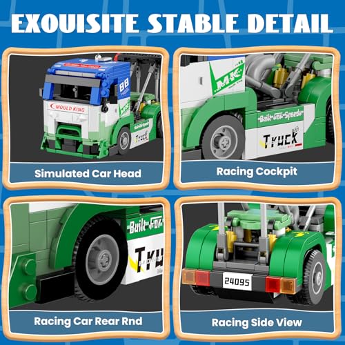 Mould King City 24095 LKW Truck Renntruck