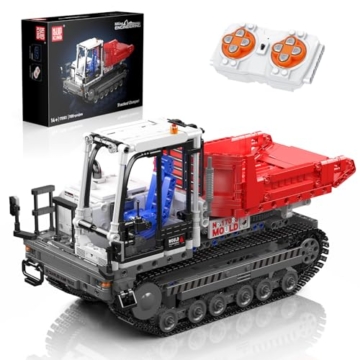 Mould King Crawler Dumptruck Bausatz, 17083 Baustellenfahrzeug Modell, MOC Baumaschinen Blöcke Set für Erwachsene und ab 14 (1105 Teile) - 1
