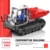 Mould King Crawler Dumptruck Bausatz, 17083 Baustellenfahrzeug Modell, MOC Baumaschinen Blöcke Set für Erwachsene und ab 14 (1105 Teile) - 5
